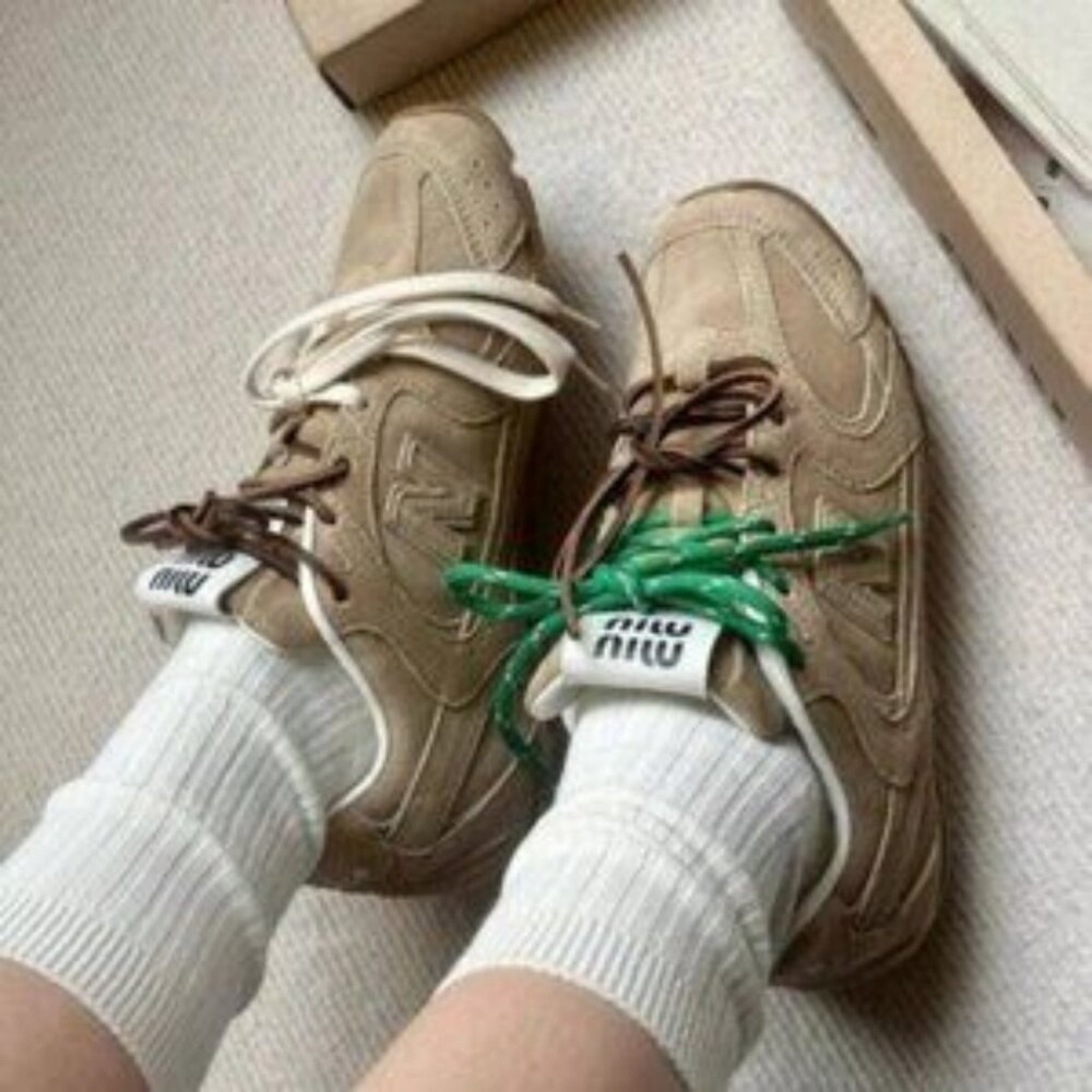 ✨✅Miu Miu Brown Sneakers✨✅ - Picture 5 of 6